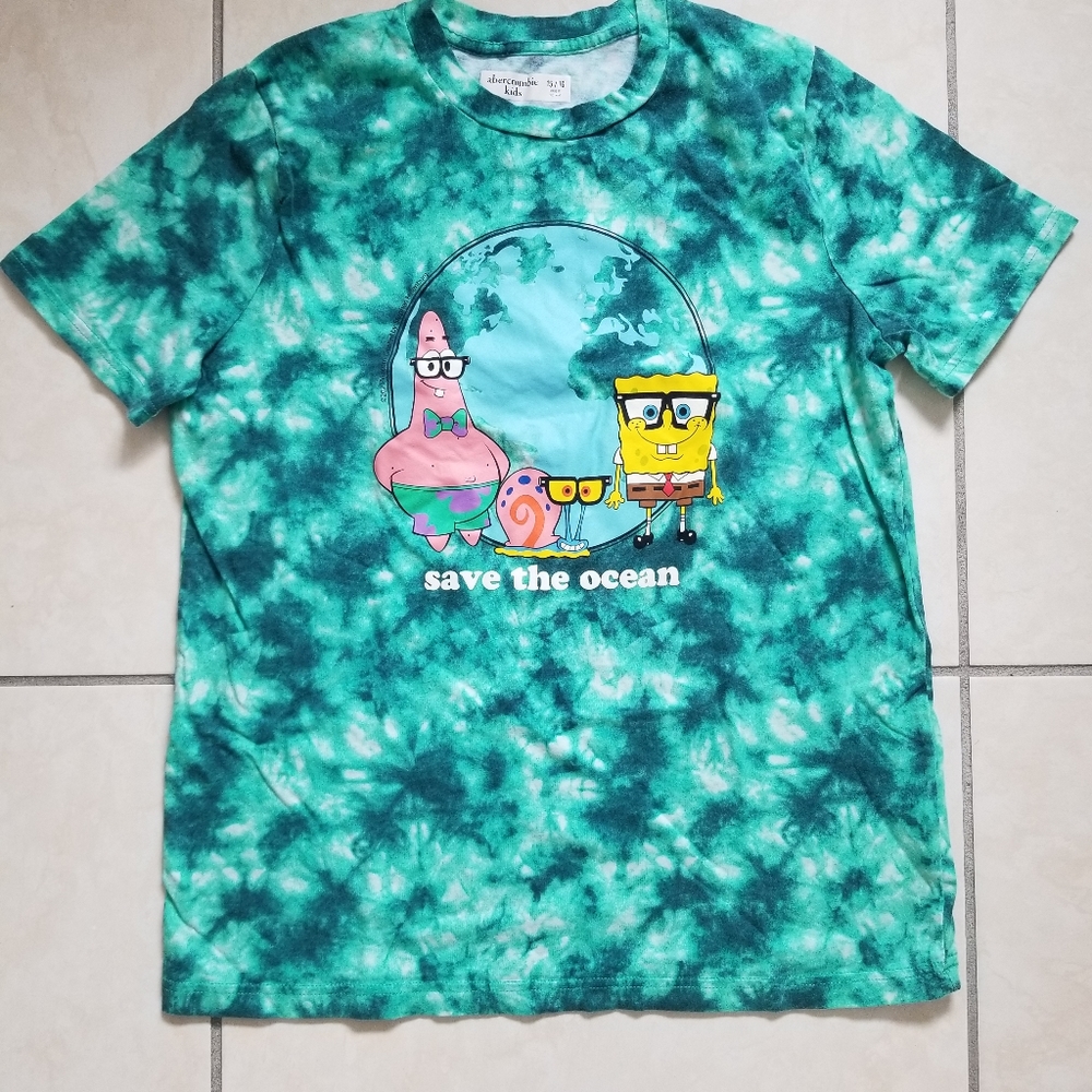 Abercrombie kids tie dye tee